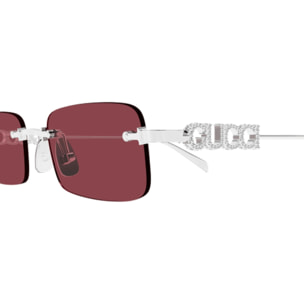 Gafas de Sol Gucci GG1808S-004 de Metal Hombre 52 mm