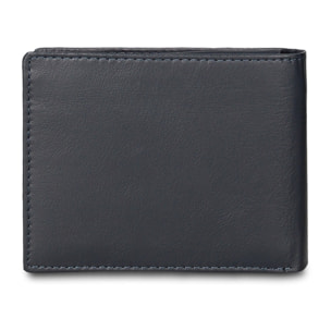Portafoglio uomo vera pelle - Modello Umbria Nova - Casual - 12.0 x 10.0 x 2.5 cm