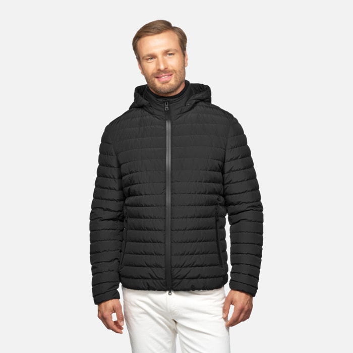 Chaquetas Hombre de la marca GEOX  modelo M WARRENS NEGRO