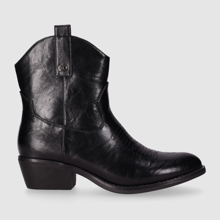 Botines - Negro - Tacón: 5 cm