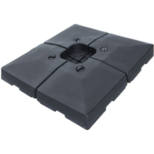 Dalles parasols hdpe x4