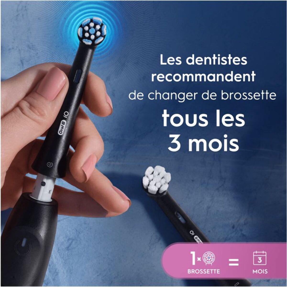 Brossette dentaire ORAL-B x3 Gentle Care Noir