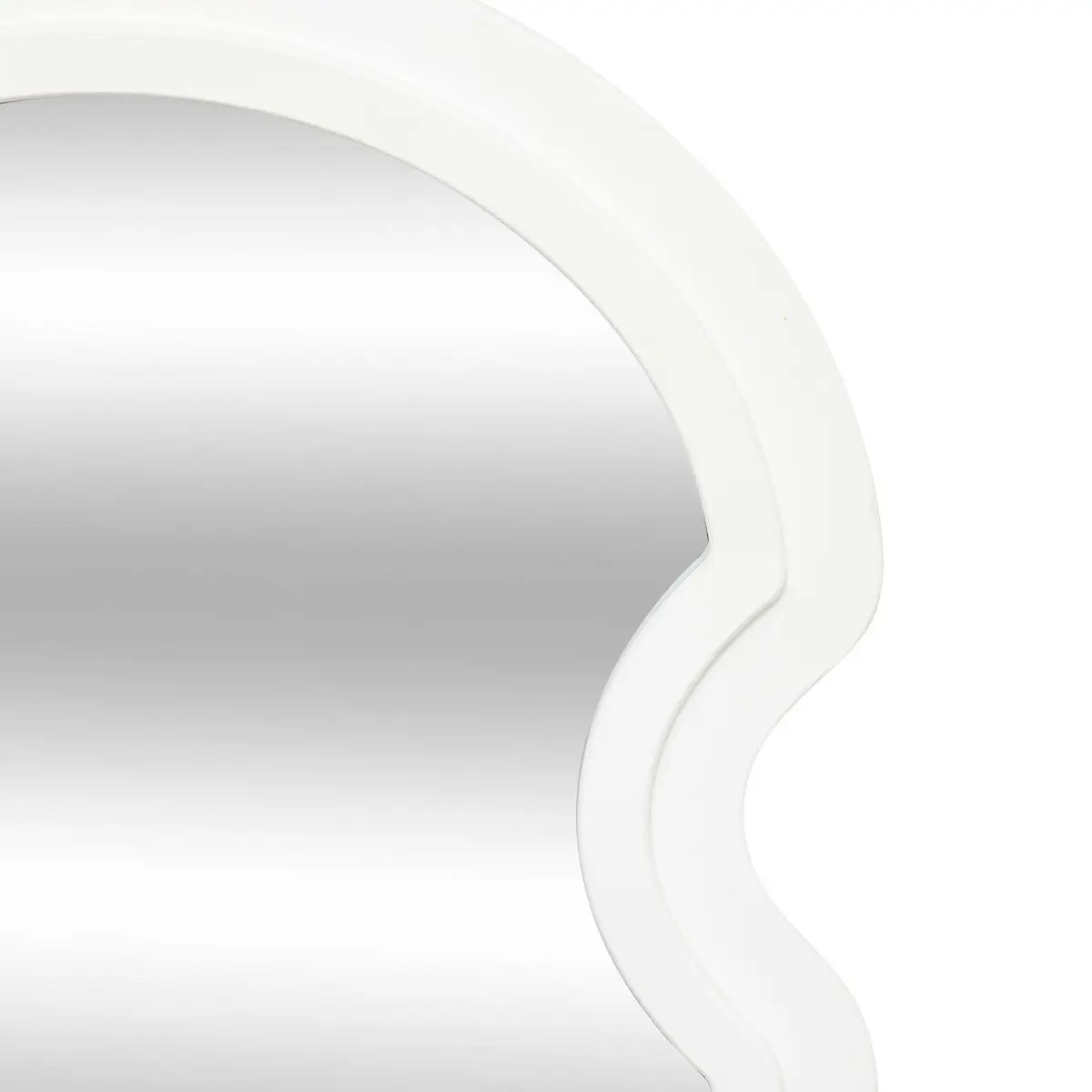 Miroir vague "Emily" blanc 114x54cm