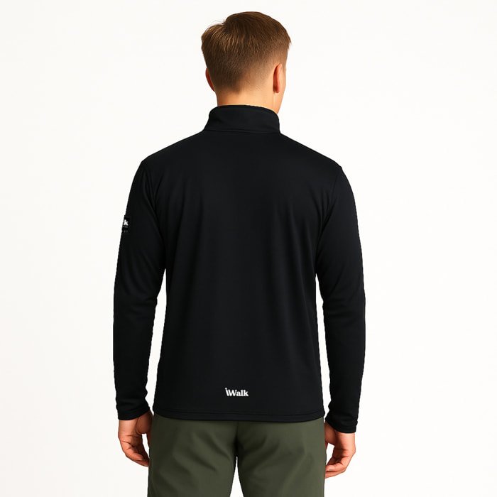Suéter para hombre iWalk TerraZip Pullover - Negro