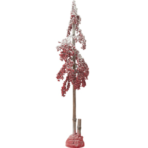 J-Line décoration Sapin de Noël Grote Baies - plastique - rouge - medium