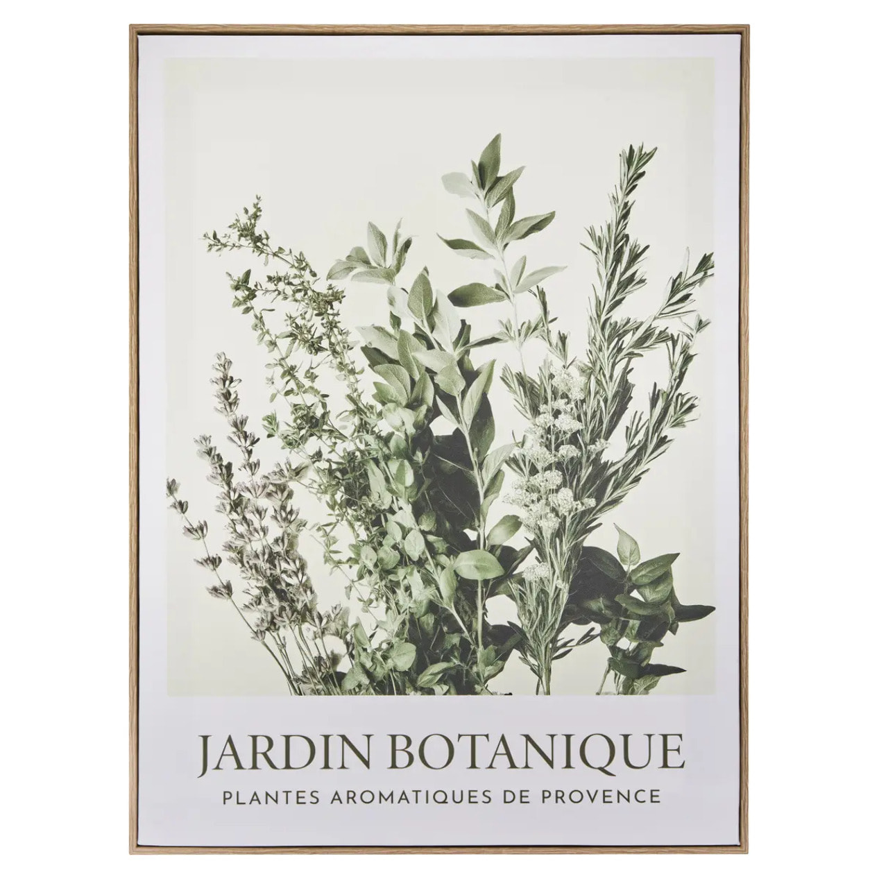 Toile imprimée encadrée Cecilia vert 45x60cm