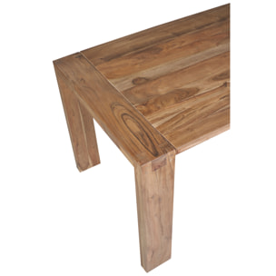 STONE - TAVOLO PRANZO IN LEGNO PROLUNGHE ESTRAIBILI - misura 160X80X77