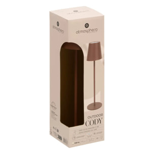 Lampe d'extérieur Cody H37cm acajou