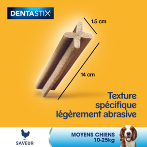 PEDIGREE Dentastix Friandises à mâcher moyen chien 105 sticks dentaires (15x7)
