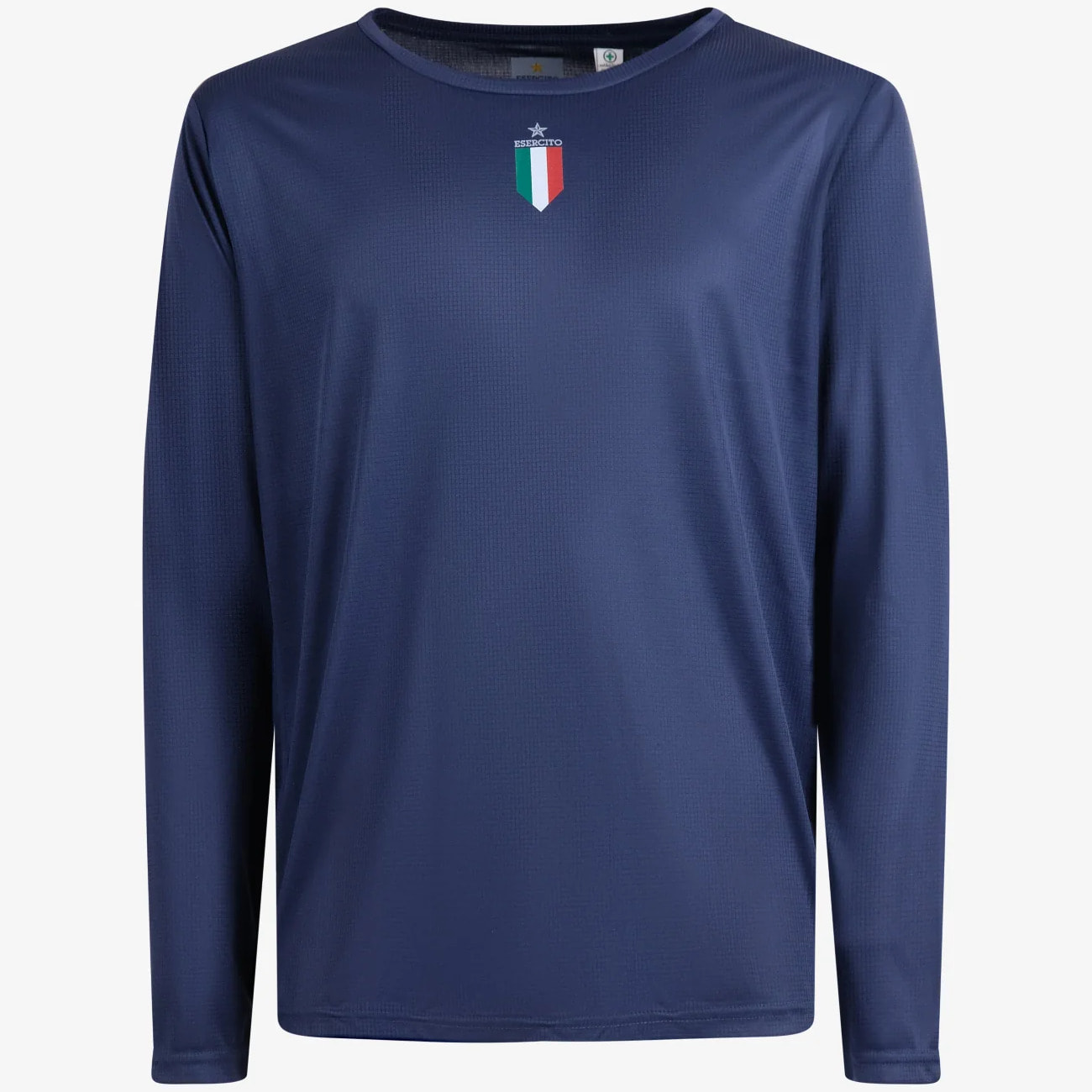T-shirt Esercito a maniche lunghe sport blu uomo