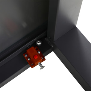 Salon de jardin extensible 12 personnes – Table et chaises empilables