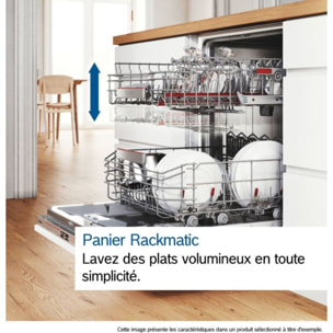 Lave vaisselle encastrable BOSCH SMV26AX01F Série 2, VarioSpeed Plus