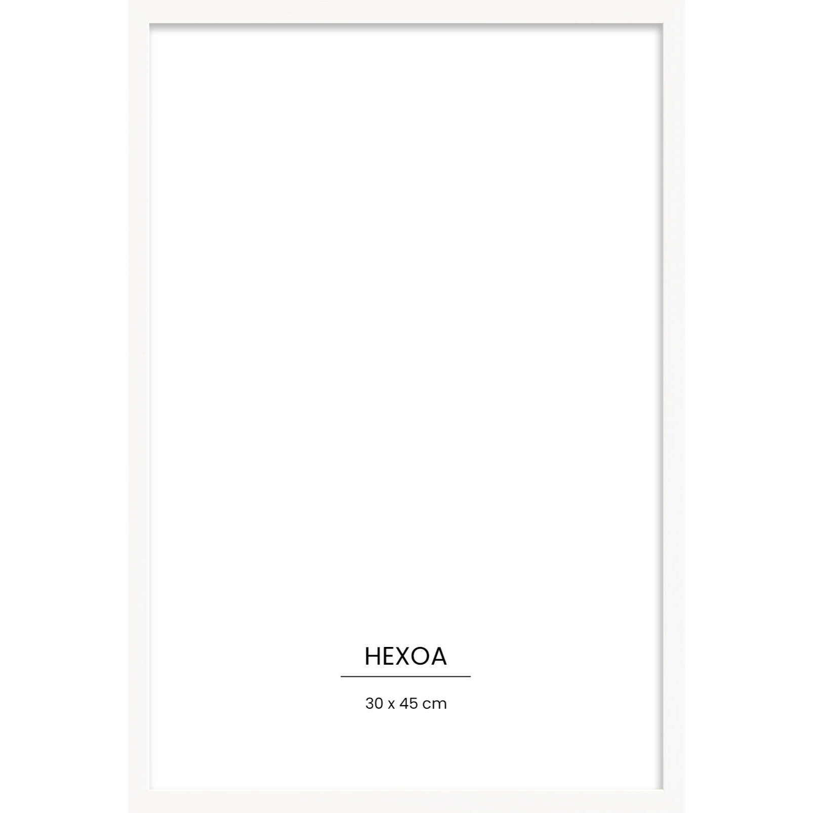 Cadre bois Blanc 30x45cm cadre seul