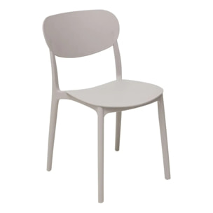 Chaise Plasta taupe