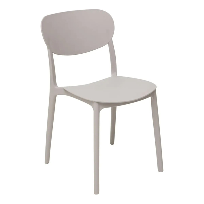 Chaise Plasta taupe