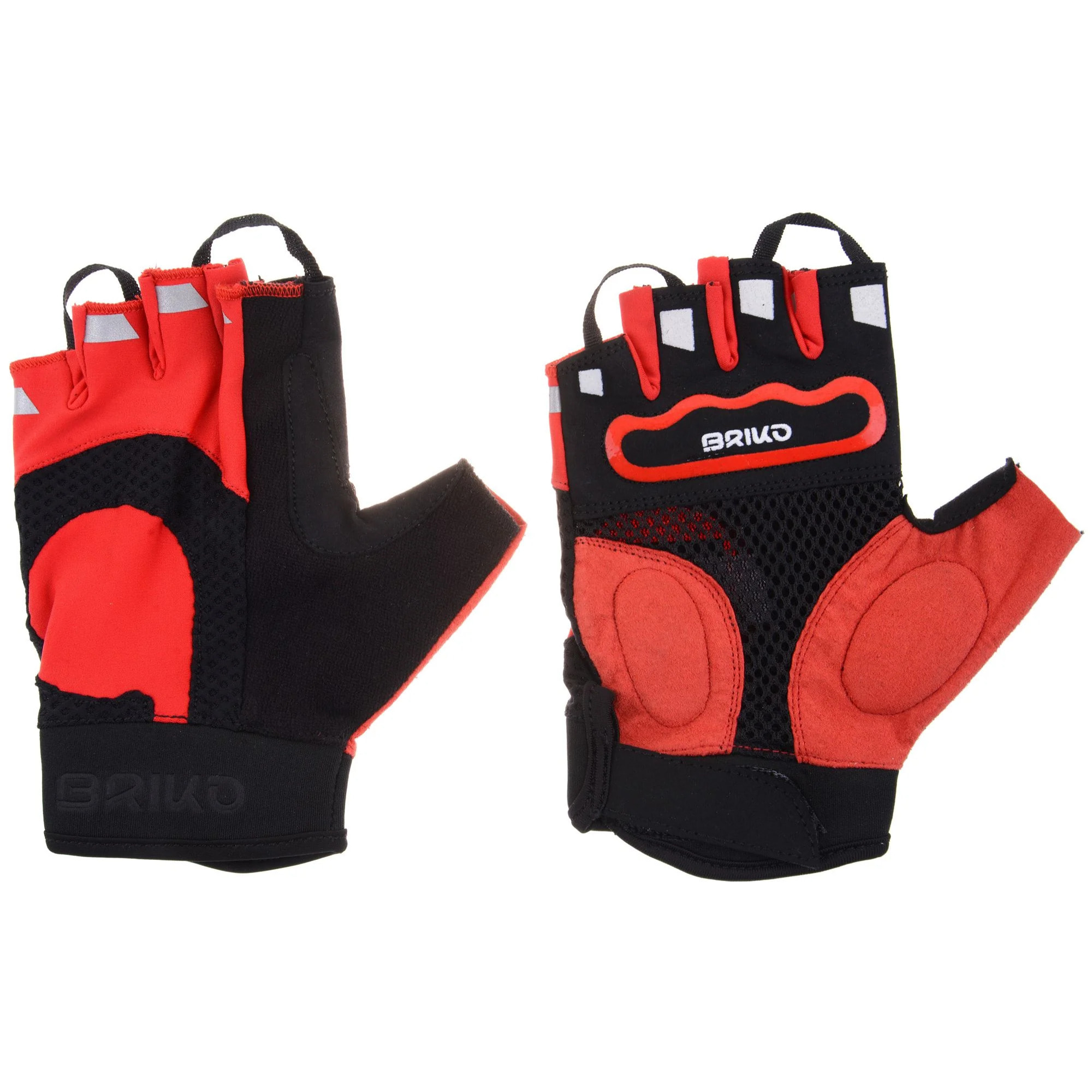 Briko - Guanti, Uomo Donna, Rosso - New Corsa Glove