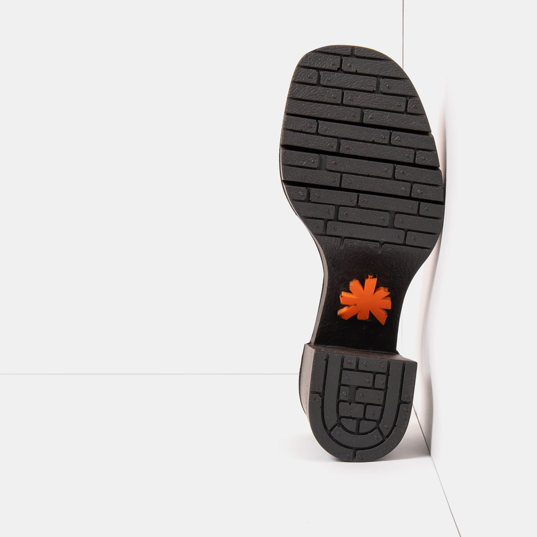 Sandalias con tacón 1991 NOBUCK DARK ORANGE / EIVISSA color Dark orange