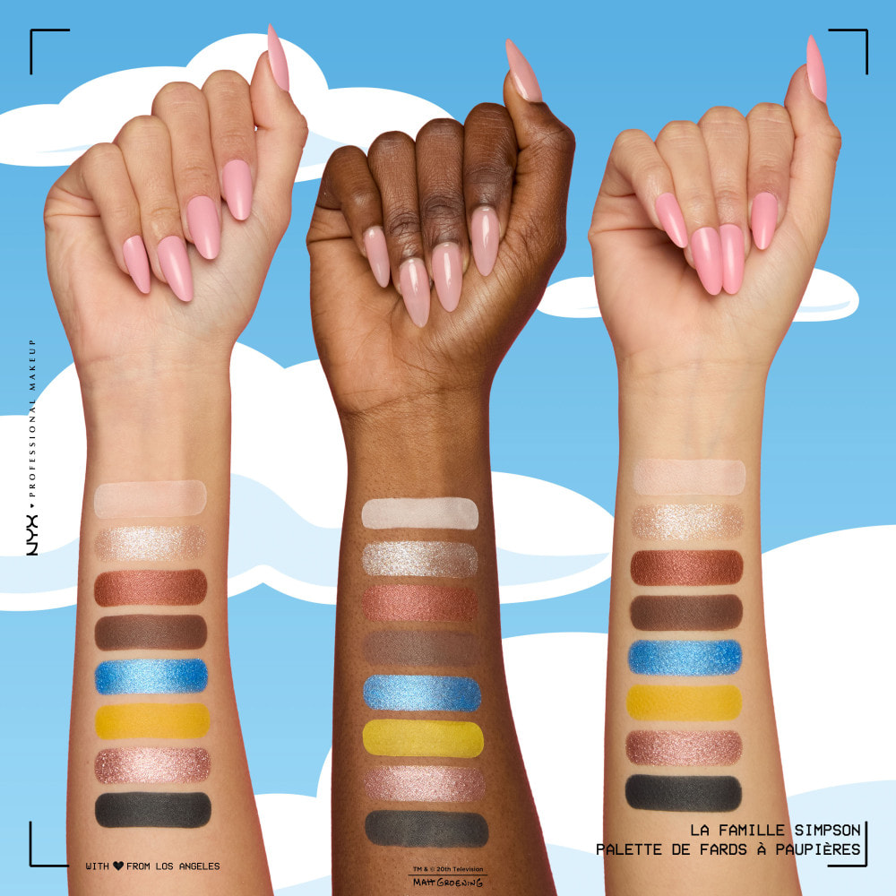 NYX Professional Makeup Collection Limitée The Simpsons Palette Fards à Paupières