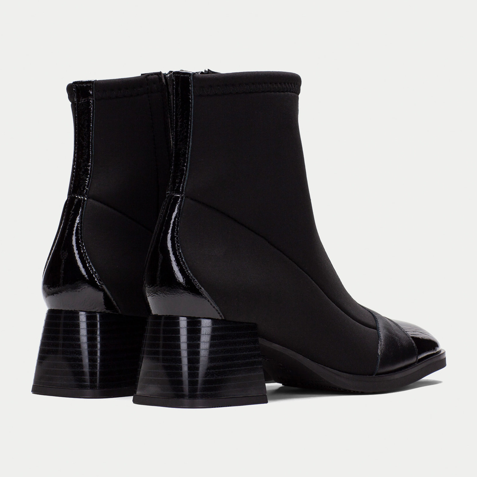 Botin Milan Negro 5 cm