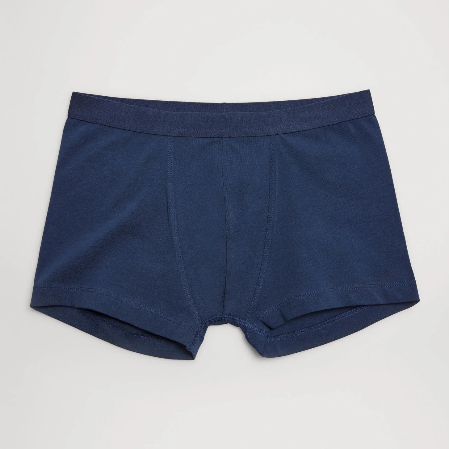 Confezione da 2 boxer in cotone per ragazzi nei colori blu navy e grigio