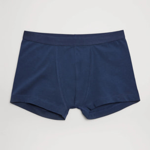 Confezione da 2 boxer in cotone per ragazzi nei colori blu navy e grigio