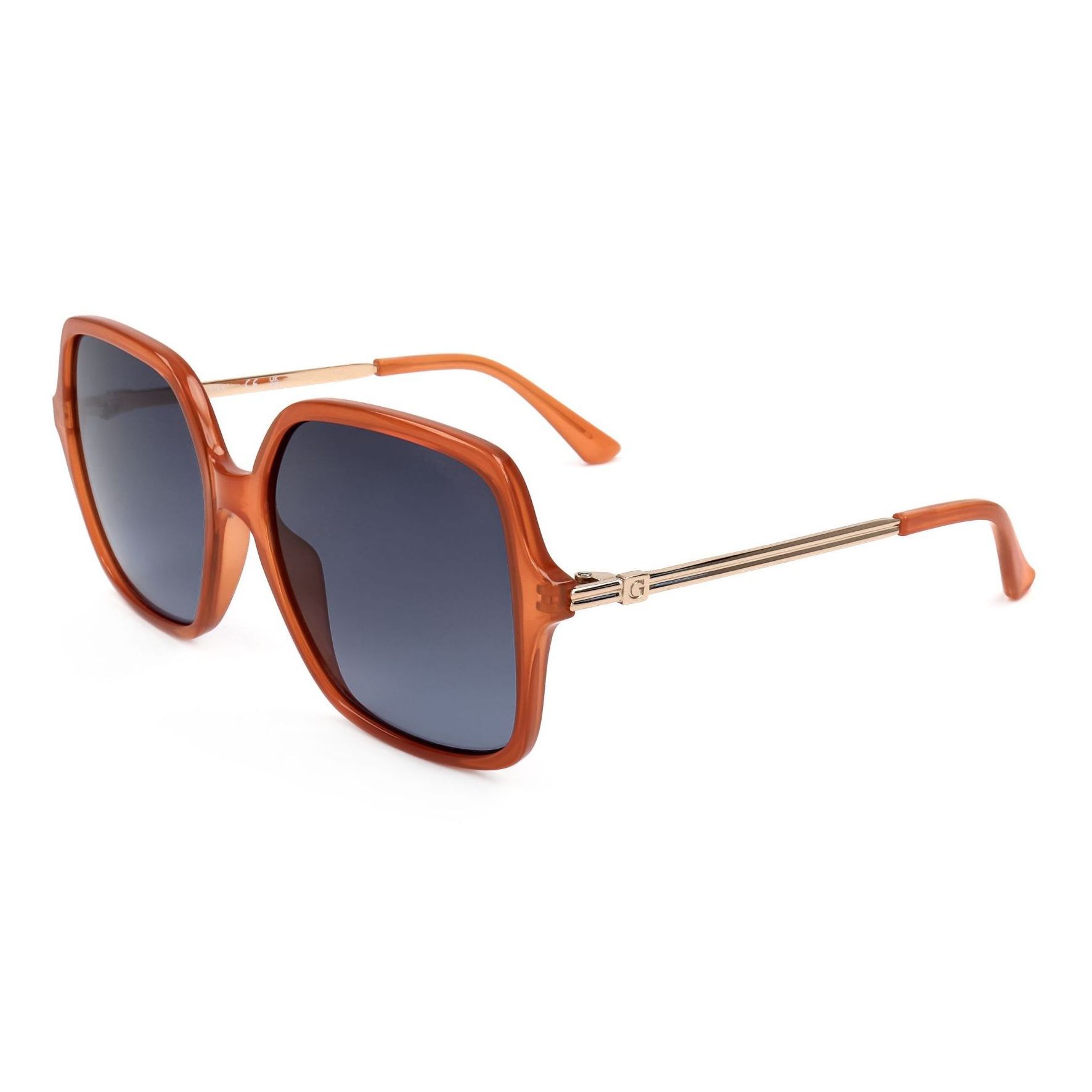 Guess - lunettes de soleil - orange - protection solaire : cat. 3