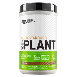 Gold Standard 100% Plant Proteine Vegane in Polvere Gusto Cioccolato - Barattolo da 684g