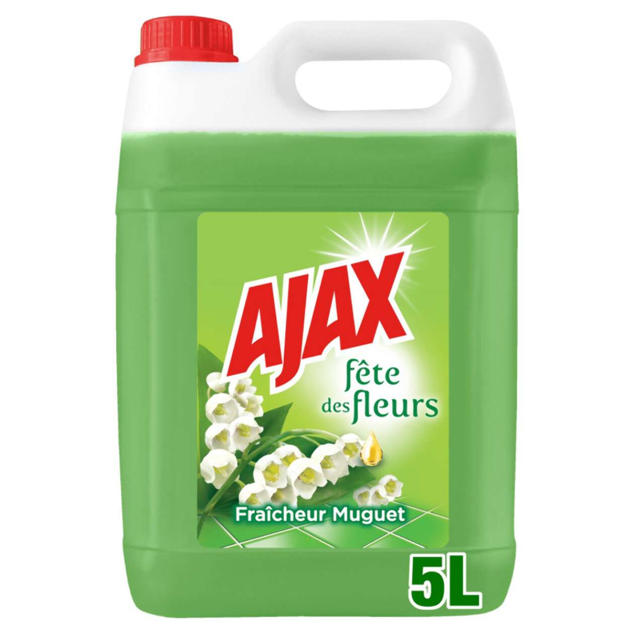 Nettoyant ménager Ajax Fête des fleurs Muguet 5L