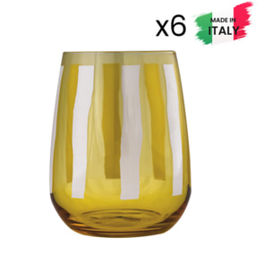 Set 6 bicchieri da acqua Fior di Loto