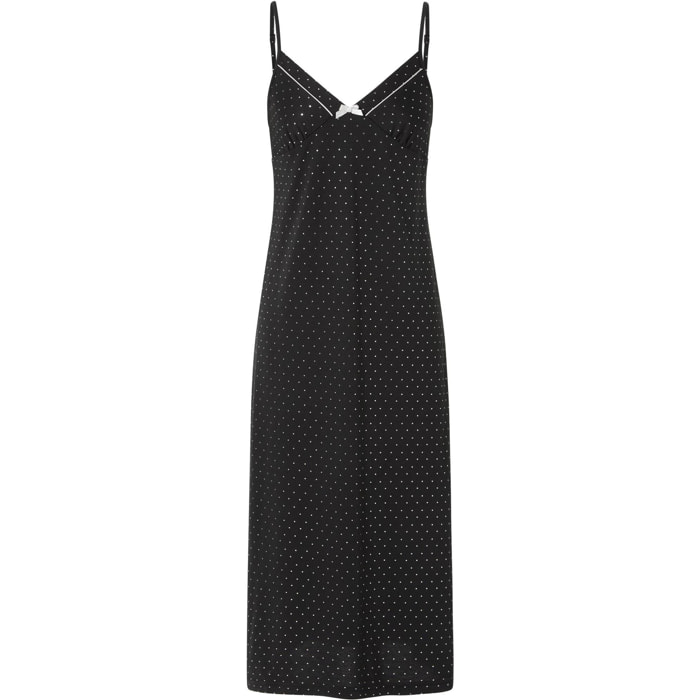 Camisones Para Mujer, Pijamas Con Botones Y Manga Larga, Con Bolsillo En El Pecho, Negro -, Pequeña