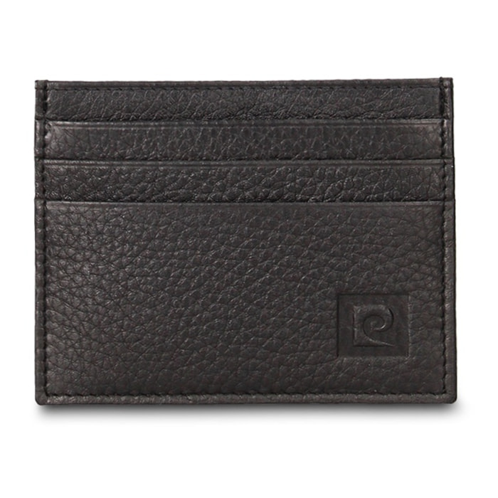 Porta carte uomo vera pelle - Modello Corvus Ultra - Casual - 10.0 x 7.5 x 1.0 cm