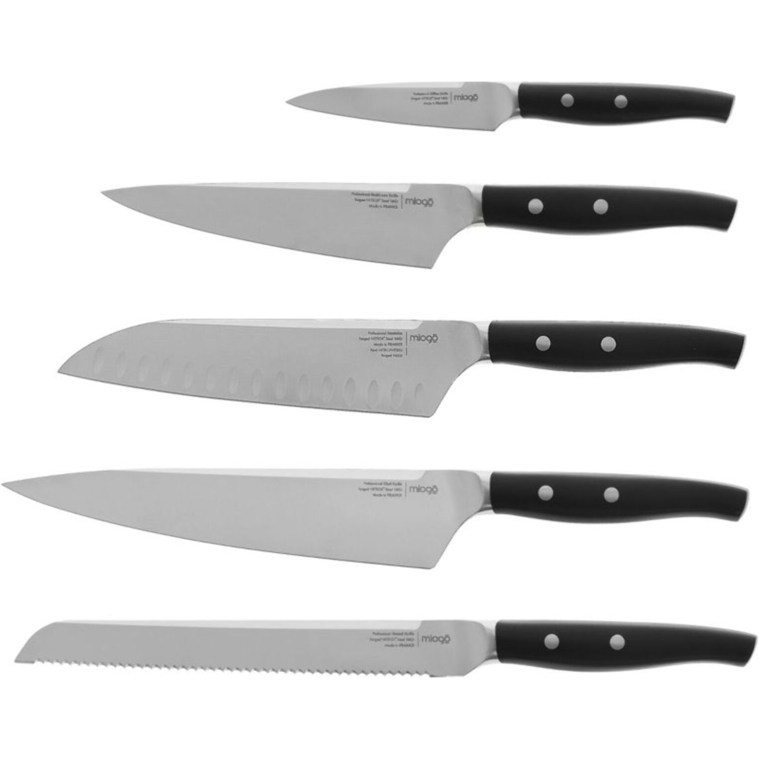 Couteau chef MIOGO Multi-usage 15 cm Professionnel forgé