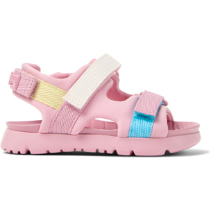 Sandalias - CAMPER Oruga Sandal Twins - Rosa - Textil técnico