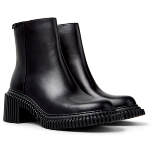 Botines - CAMPER Pix London - Negro - Cuero liso