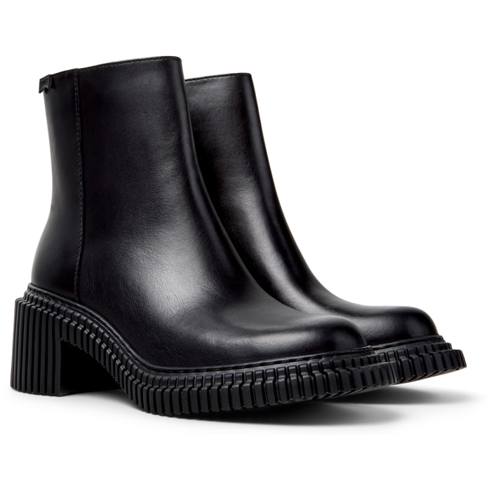 Botines - CAMPER Pix London - Negro - Cuero liso