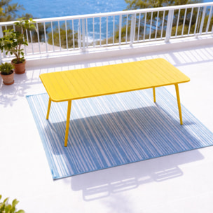 Table de jardin 10-12 places 234cm jaune EVORA
