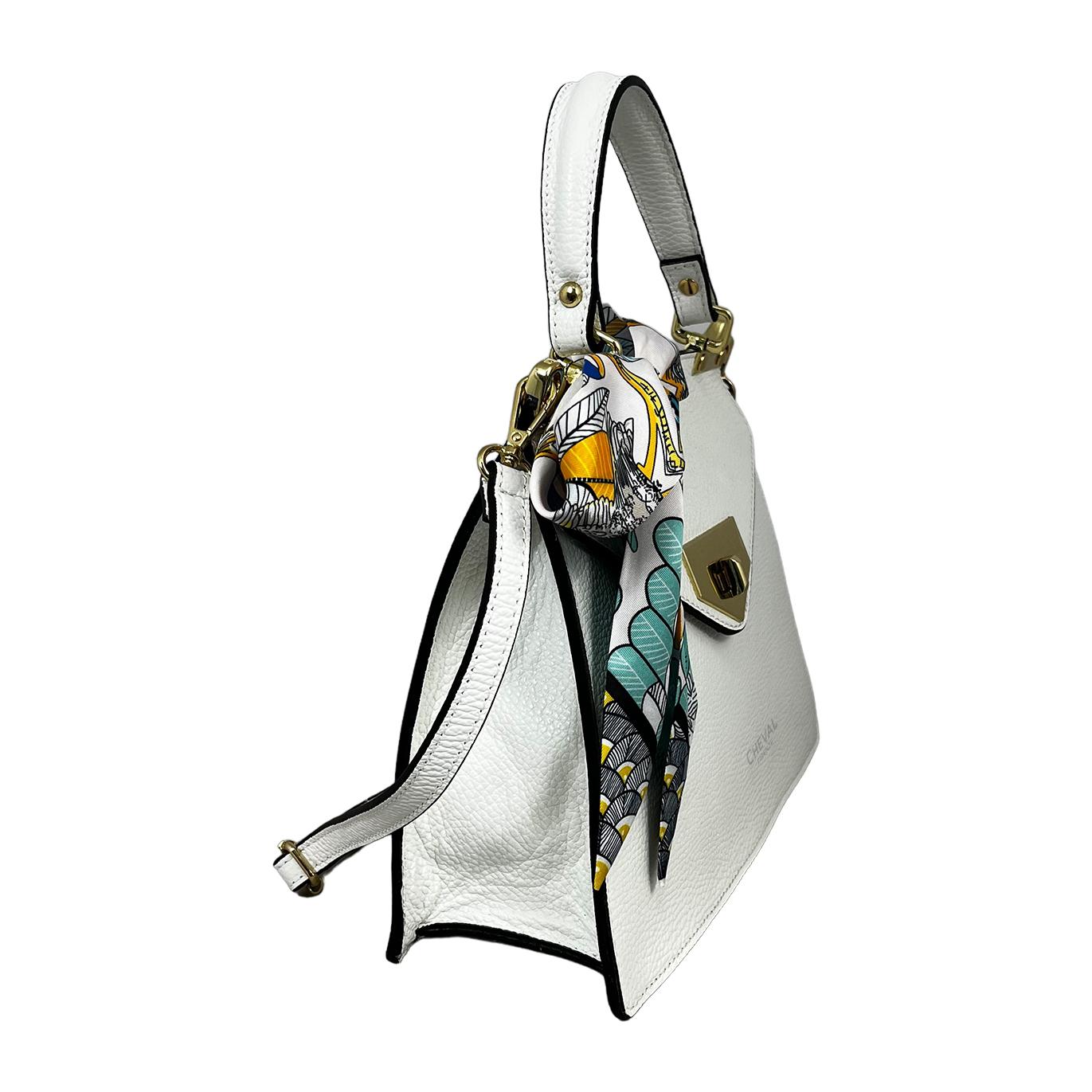 Bolso de Mano Cheval Firenze Blanco