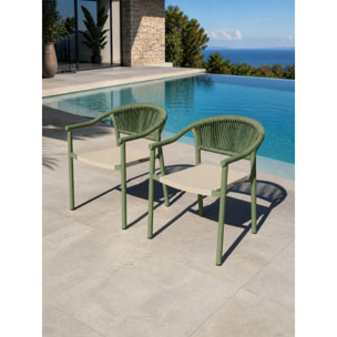 SUMBA - Lot de 2 fauteuils de jardin