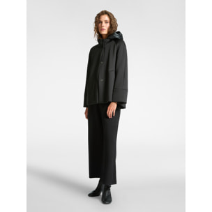 Elena Mirò - Chaquetón de tejido scuba - Negro