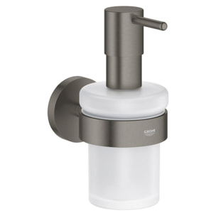Distributeur de savon avec support - Hard Graphite brossé