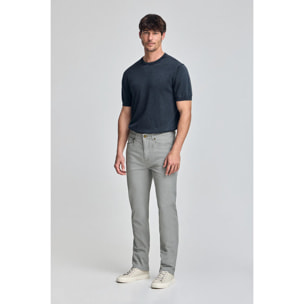 Pantalón Slim Voss en gris con cinco bolsillos