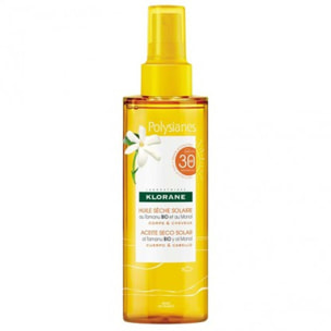 Huile Sèche Solaire SPF30 - Au Monoi et Tamanu Bio 200 ml