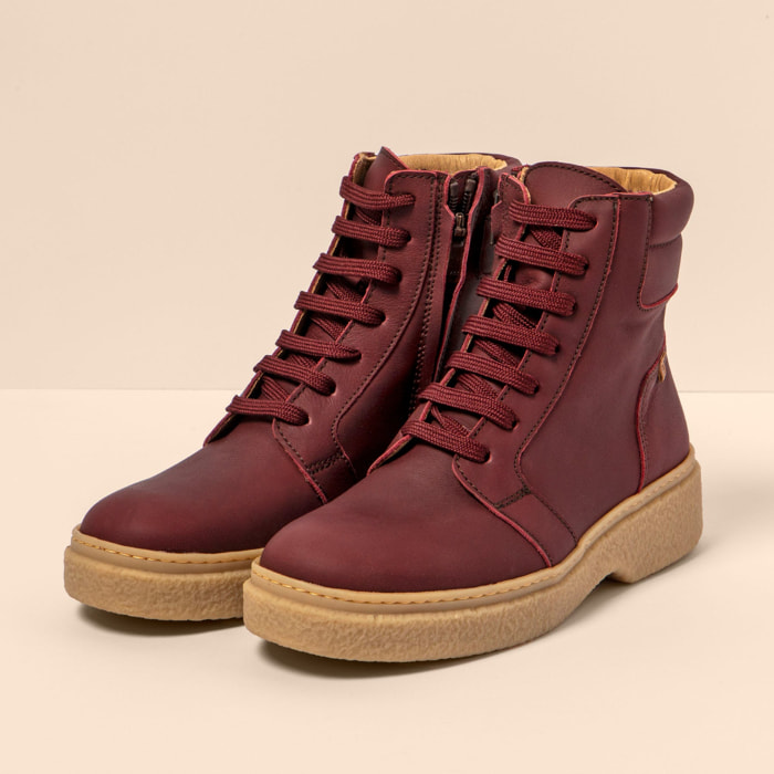 Botines N5900 WAX NAPPA CEREZA / ARPEA color Cereza