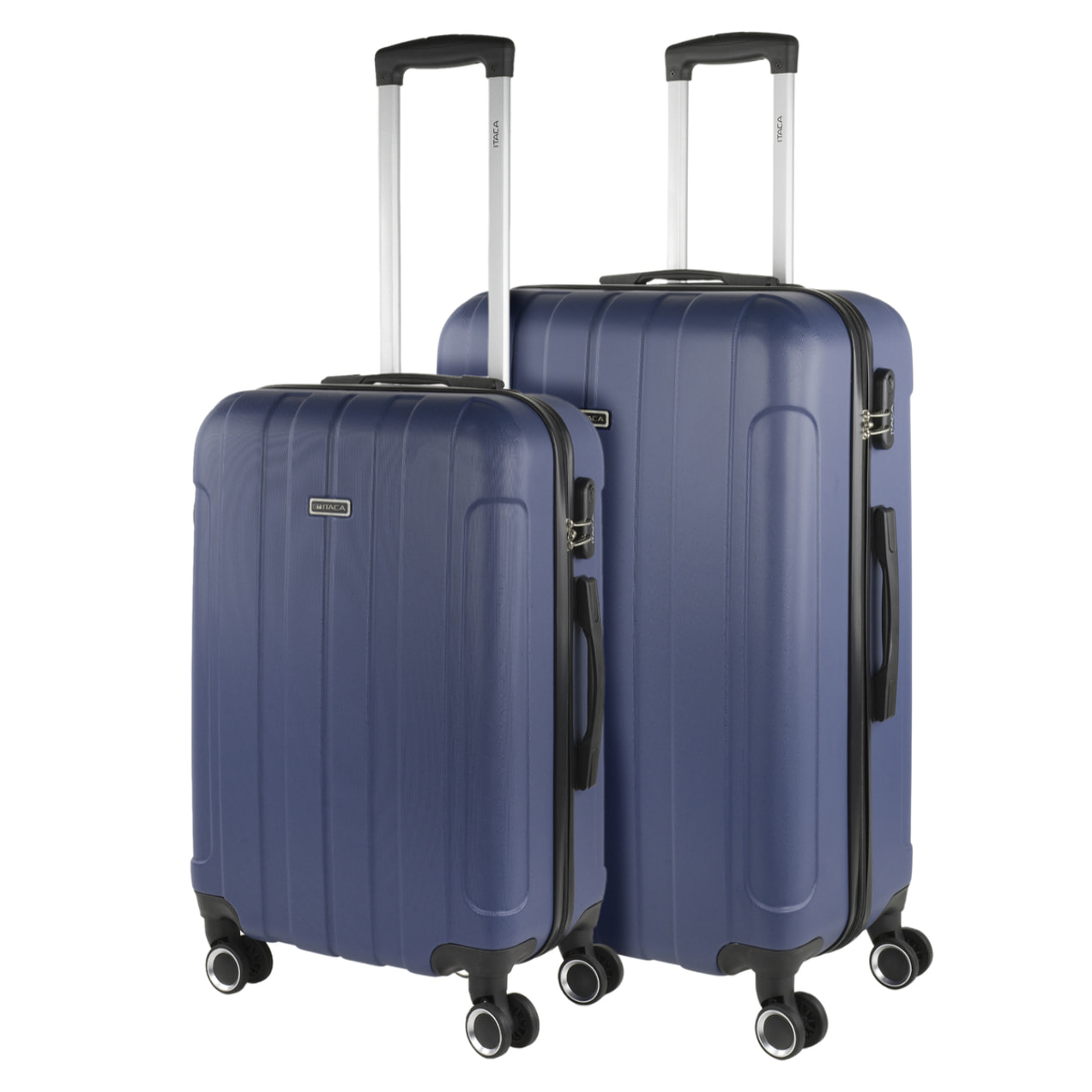 Juego De Maletas Rígidas Abs Itaca Havel Azul Vaquero