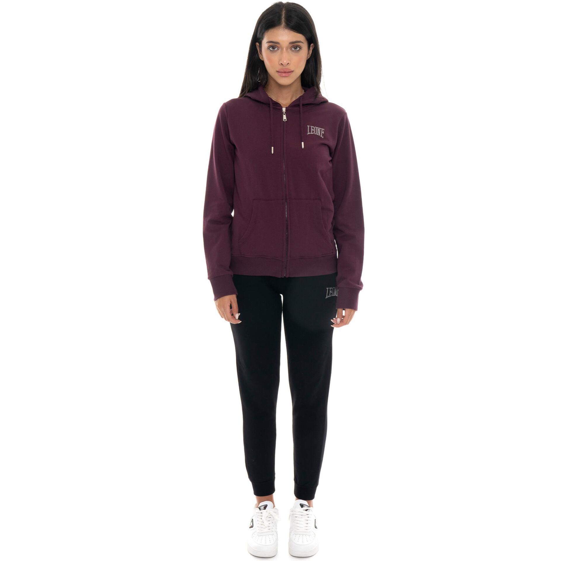 Tuta invernale donna cappuccio e zip, pantalone polsino Leone 1947 All You Need