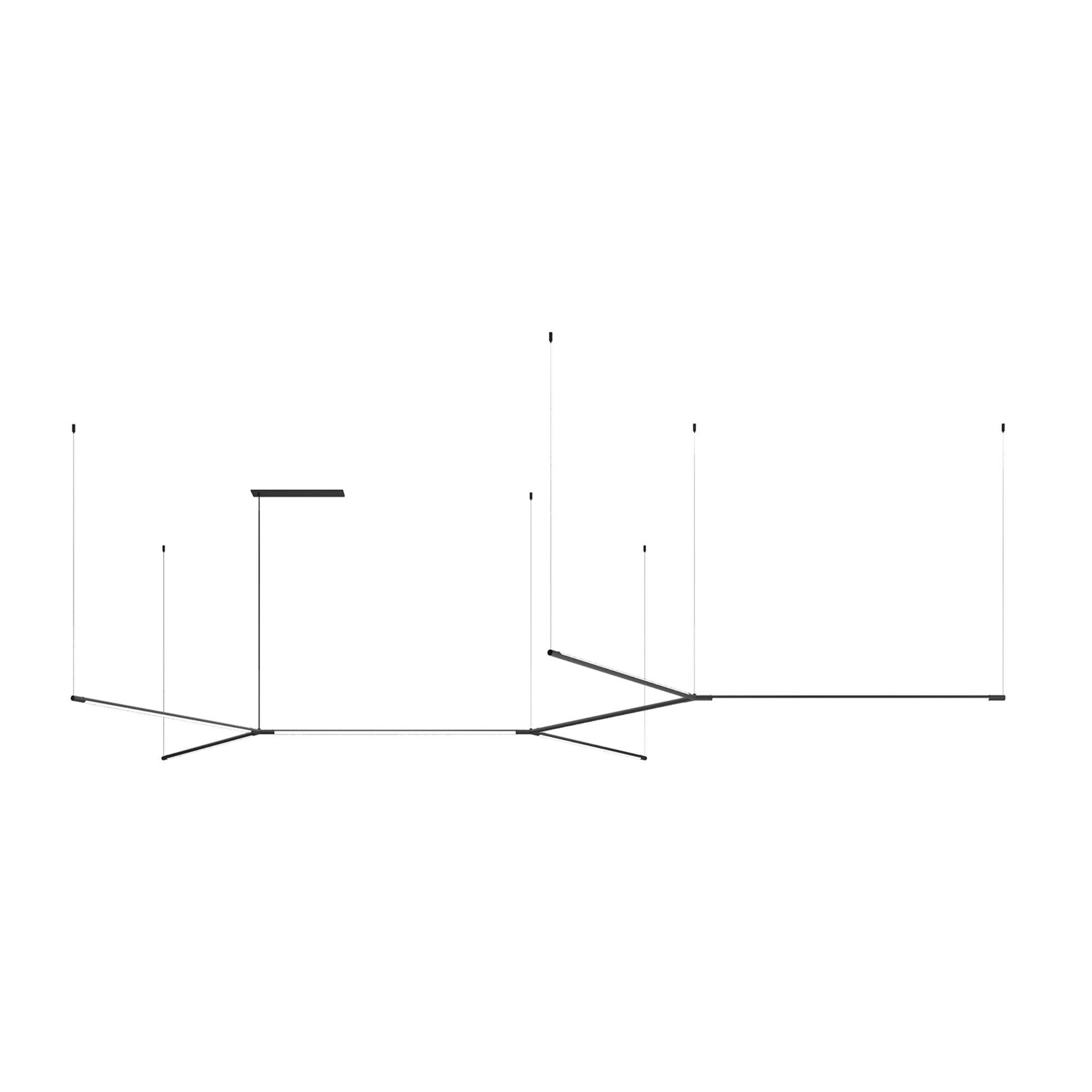 LEDS C4 Colgante Tubs Modular Molecular Double 1500Mm Led 269.5W Blanco Cálido - 3000K