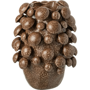 J-Line vase Fungi - céramique - brun - large