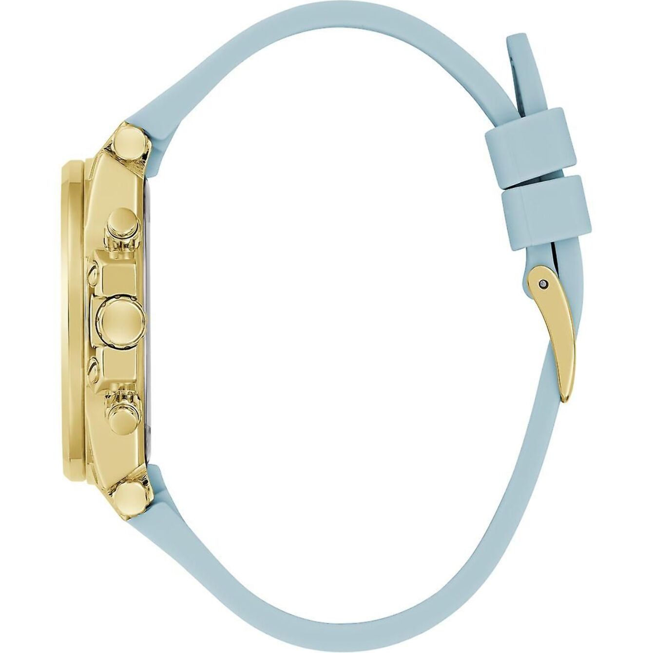 Reloj Guess GW0699L1 Mujer Analogico Cuarzo con Correa de Silicona