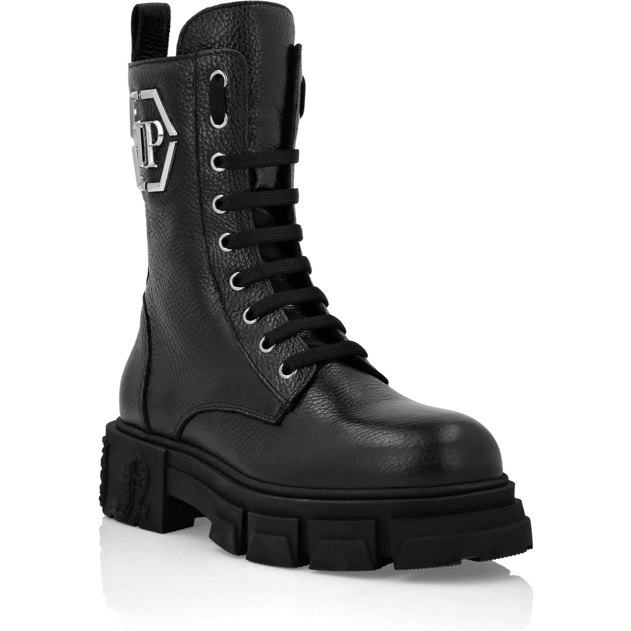 PHILIPP PLEIN Botas planas de media caña