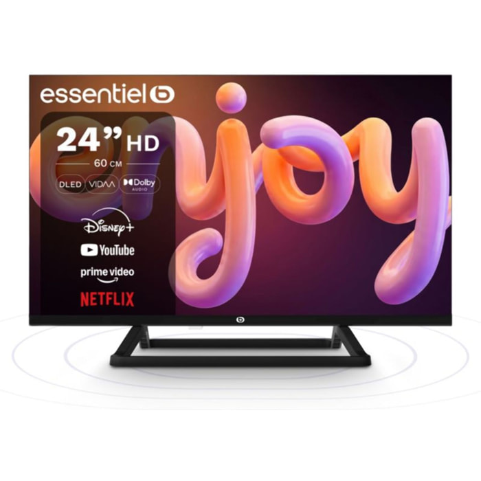 TV QLED ESSENTIELB 24DLED544 12V VIDAA